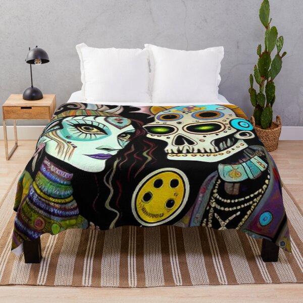 Item preview, Monster Sugar Skulls Alien Rock Art designed and sold by TheDarkWardrobe.