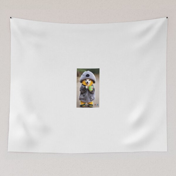 Item preview, Happy Dog in a Funny Costume #15 designed and sold by fabfunnyanimals.