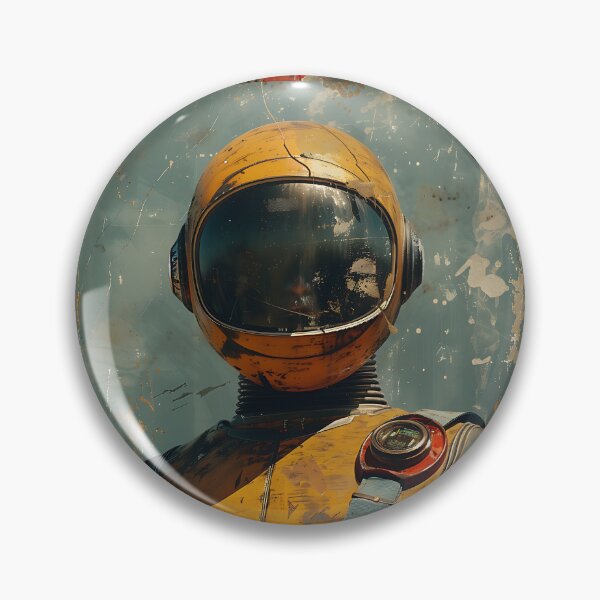 Item preview, Retro Space Pioneer Astronaut designed and sold by cosmic-sky.