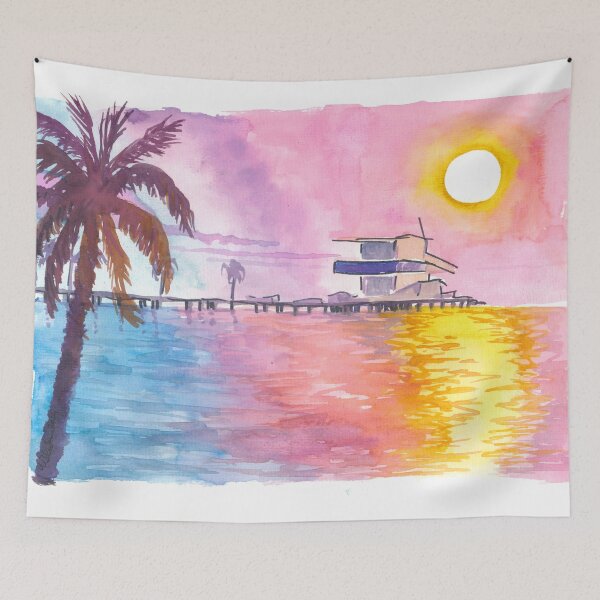 Item preview, St. Pete Pier Palm and Sun in Florida designed and sold by artshop77.
