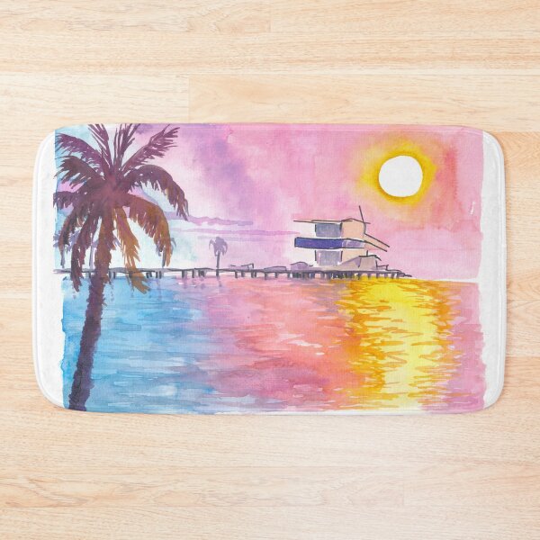 Item preview, St. Pete Pier Palm and Sun in Florida designed and sold by artshop77.