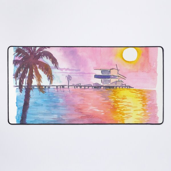 Item preview, St. Pete Pier Palm and Sun in Florida designed and sold by artshop77.