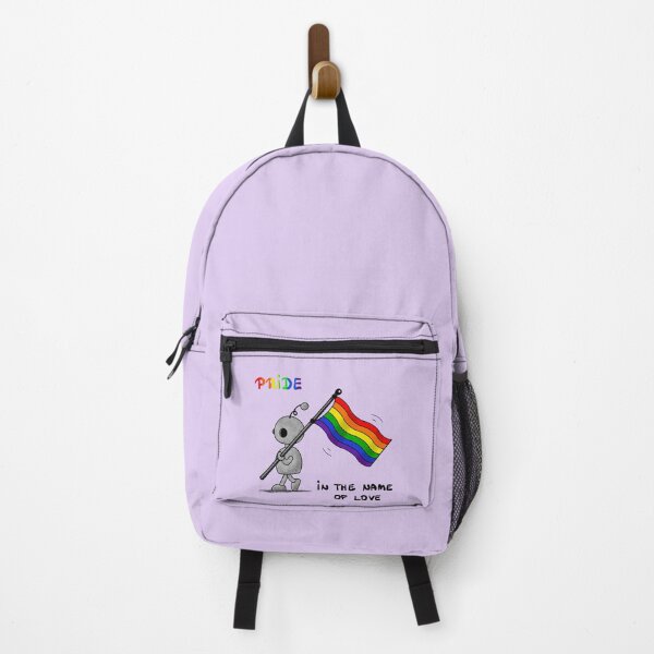 Item preview, stonybot pride rainbow flag cute robot designed and sold by Pezi-Creation.
