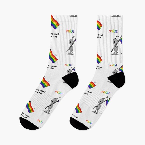 Item preview, stonybot pride rainbow flag cute robot designed and sold by Pezi-Creation.
