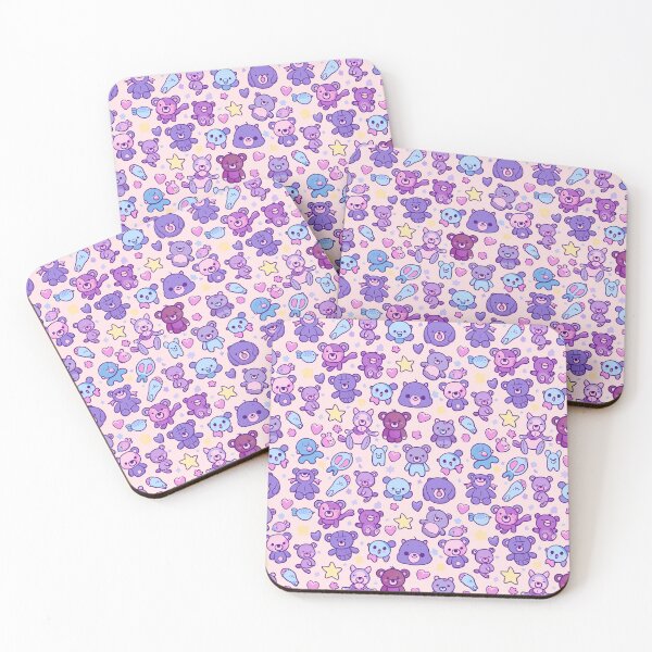 Item preview, Teddy Bear Cute Cuddly Animal Kawaii Seamless Pattern 4 designed and sold by SayItWithYours.