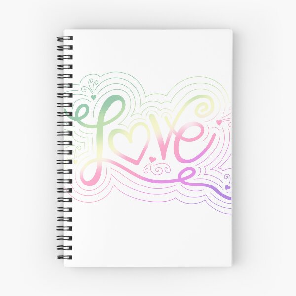 Item preview, Love Swirl Doodle Genderfae Pride Flag Lettering designed and sold by JoyfulJen.