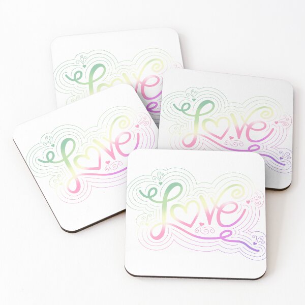 Item preview, Love Swirl Doodle Genderfae Pride Flag Lettering designed and sold by JoyfulJen.