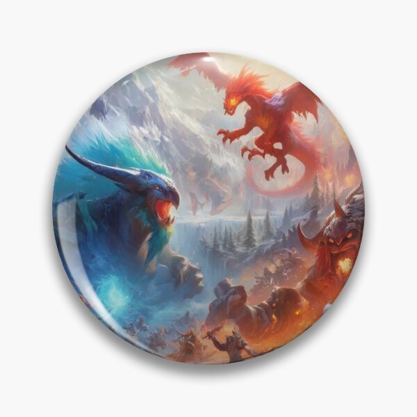 Item preview, Epic Fantasy Battle Scene Design designed and sold by kevintime8472.