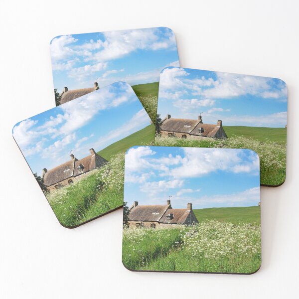 Item preview, Old Rural Cottage Amidst Tall Wildflowers designed and sold by Dorset Girl.