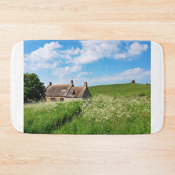 Item preview, Old Rural Cottage Amidst Tall Wildflowers designed and sold by Dorset Girl.