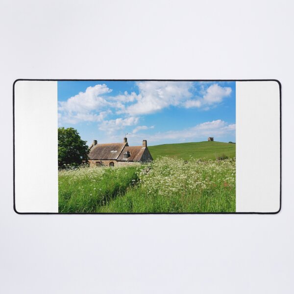 Item preview, Old Rural Cottage Amidst Tall Wildflowers designed and sold by Dorset Girl.