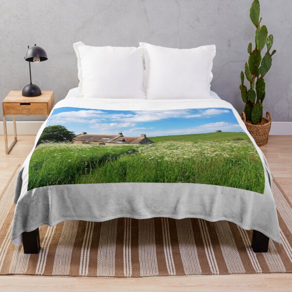 Item preview, Old Rural Cottage Amidst Tall Wildflowers designed and sold by Dorset Girl.