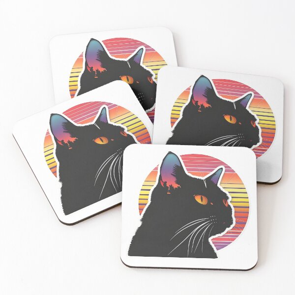 Item preview, Retro Sunset Cat designed and sold by Dpixelgalaxy.