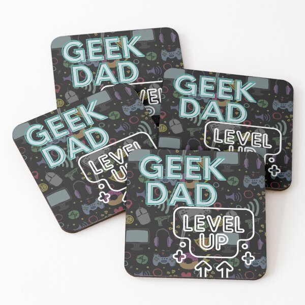Item preview, Geek dad level up designed and sold by Rathnau.