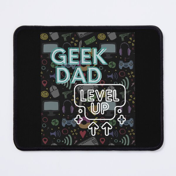 Item preview, Geek dad level up designed and sold by Rathnau.