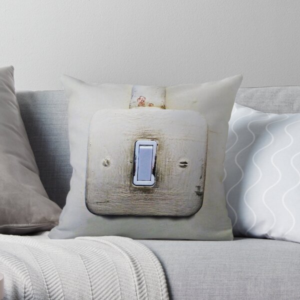The Wall Light Switch Throw Pillow