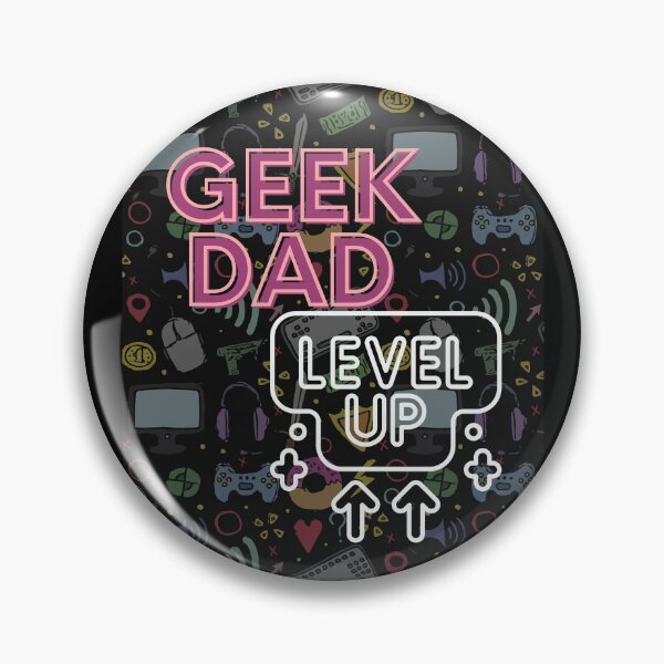 Item preview, Geek dad level up designed and sold by Rathnau.