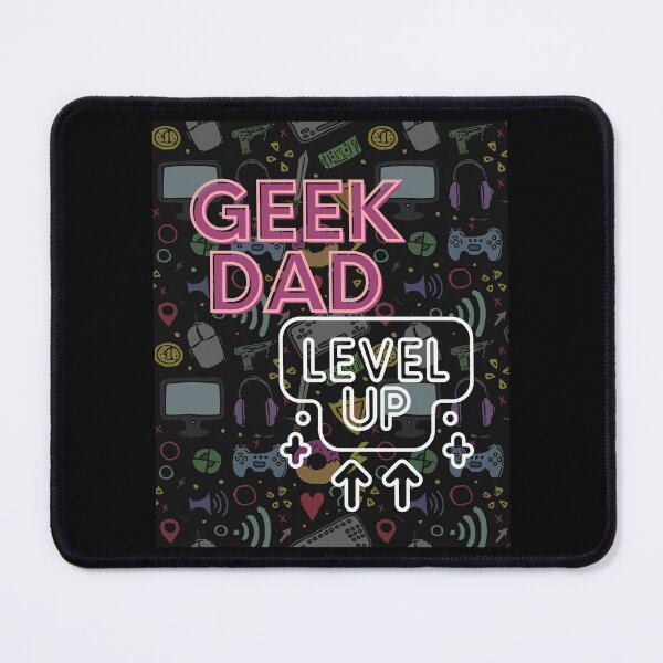 Item preview, Geek dad level up designed and sold by Rathnau.