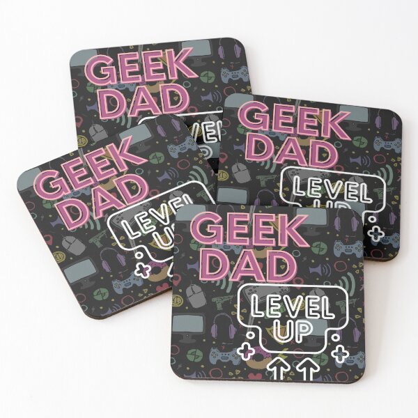 Item preview, Geek dad level up designed and sold by Rathnau.