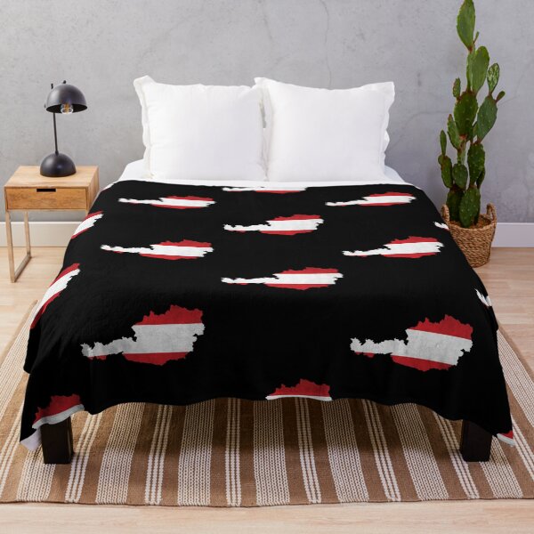 Item preview, Austria - national border in national flag designed and sold by Mohja-Design.