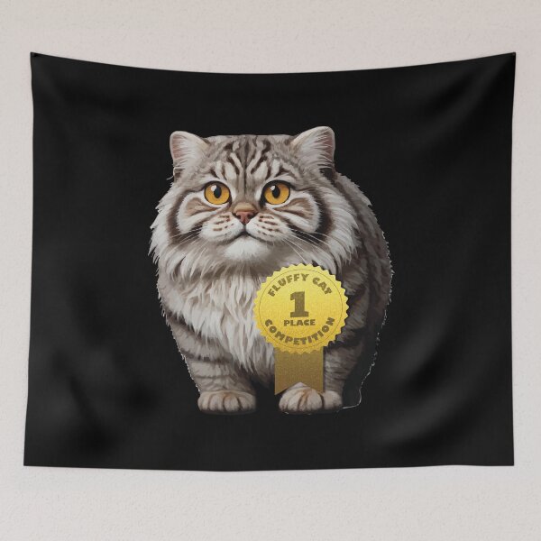 Item preview, Pallas's Cat Fluffy Cat designed and sold by Getup-clothing.