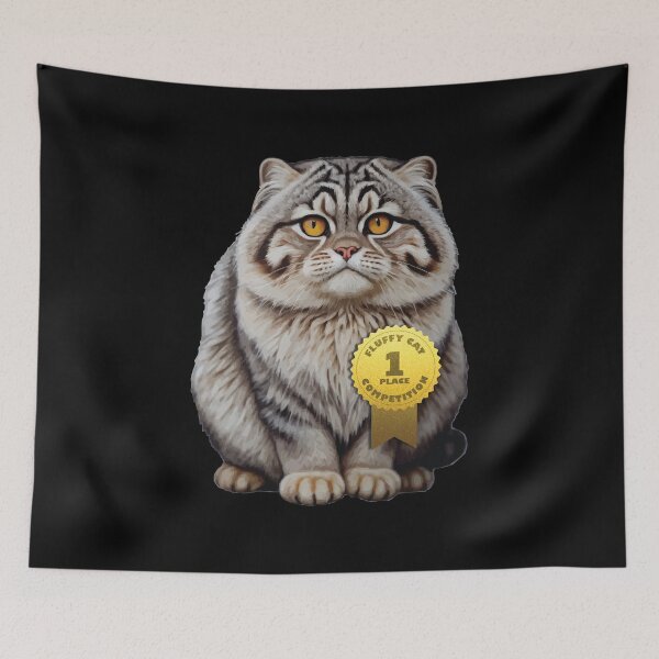 Item preview, Pallas's Cat Fluffy Cat designed and sold by Getup-clothing.