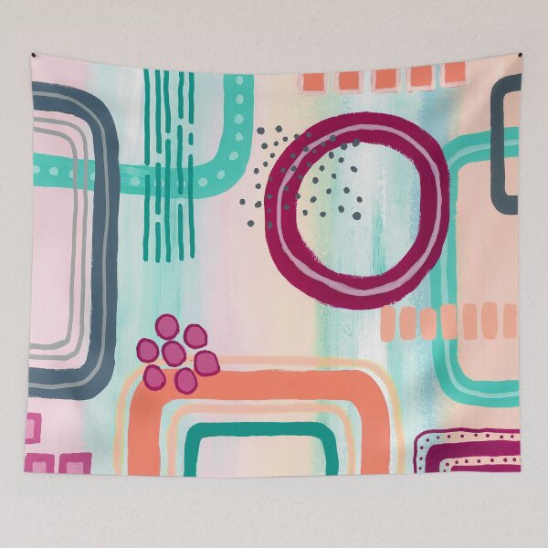 Item preview, Colorful Geometric Abstract designed and sold by ewartick1.