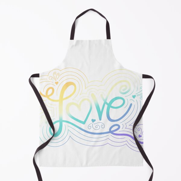 Item preview, Love Swirl Doodle Genderfaun Pride Flag Lettering designed and sold by JoyfulJen.