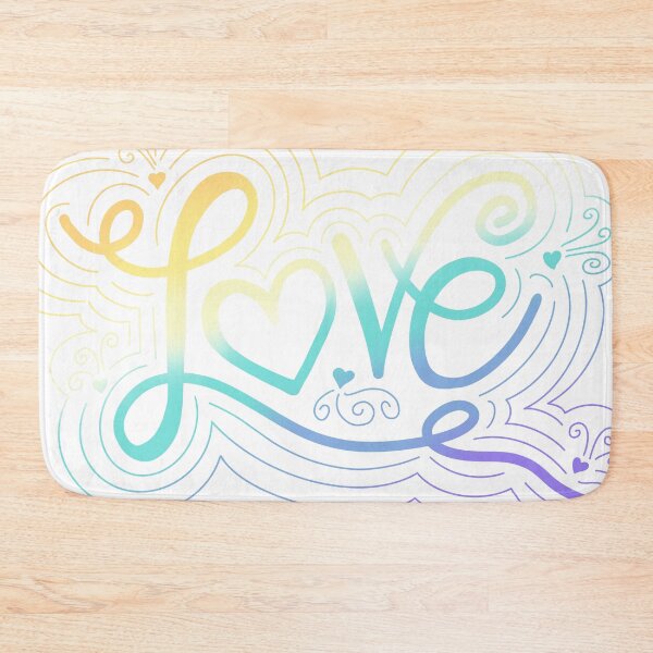 Item preview, Love Swirl Doodle Genderfaun Pride Flag Lettering designed and sold by JoyfulJen.