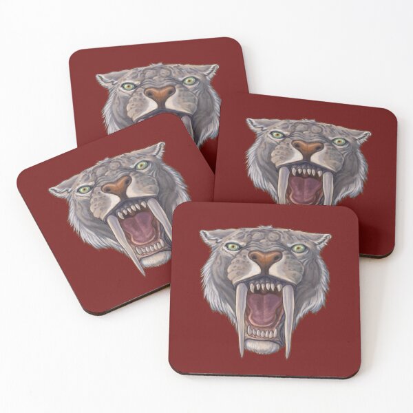 Item preview, Smilodon Fatalis designed and sold by CoffeeBlack Illustration.