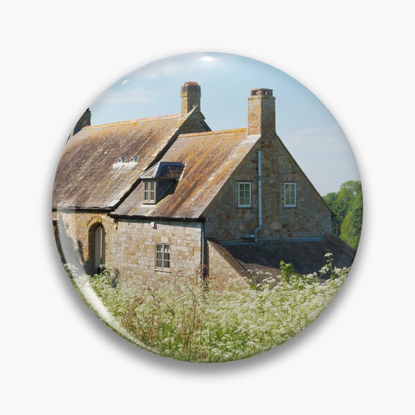 Item preview, Old Rural Cottage Amidst Tall Wildflowers designed and sold by Dorset Girl.