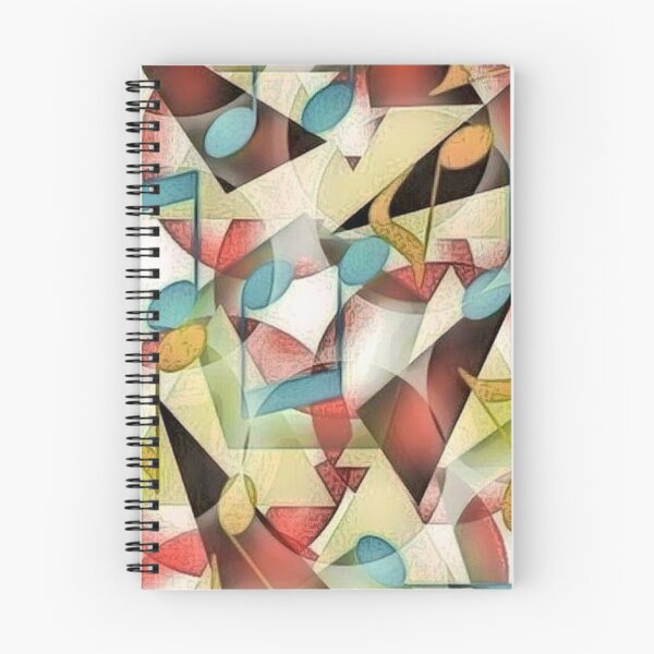 Item preview, Music and shapes abstract art designed and sold by WatercolourLily.