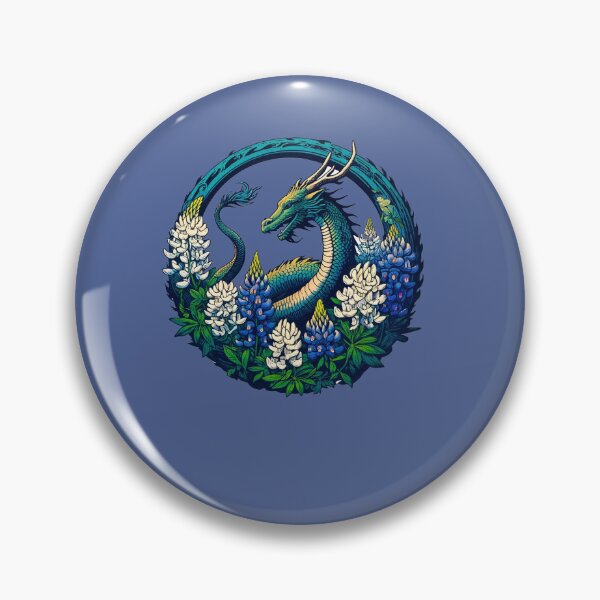 Item preview, Texas Bluebonnets Dragon designed and sold by FrictionMaxxing.