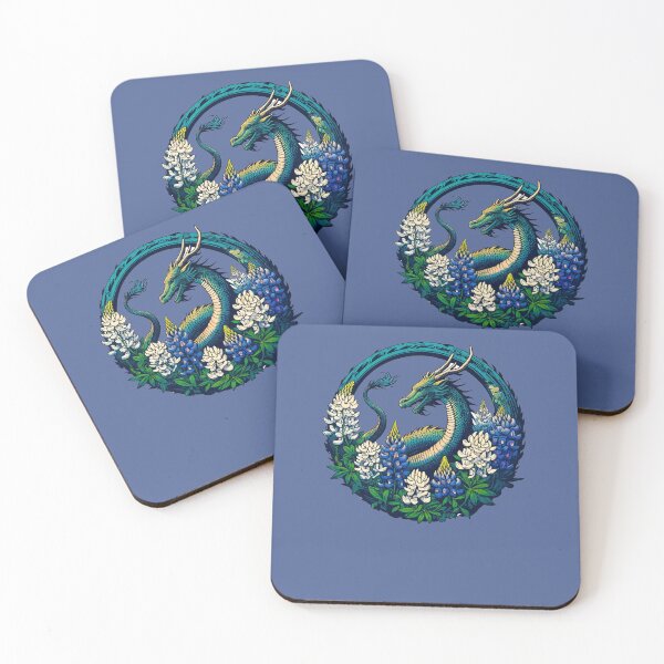 Item preview, Texas Bluebonnets Dragon designed and sold by FrictionMaxxing.