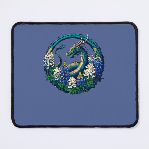 Item preview, Texas Bluebonnets Dragon designed and sold by FrictionMaxxing.