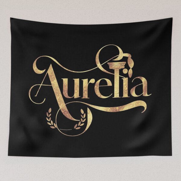 Item preview, Aurelia - Typographic Name Art designed and sold by Kashear.