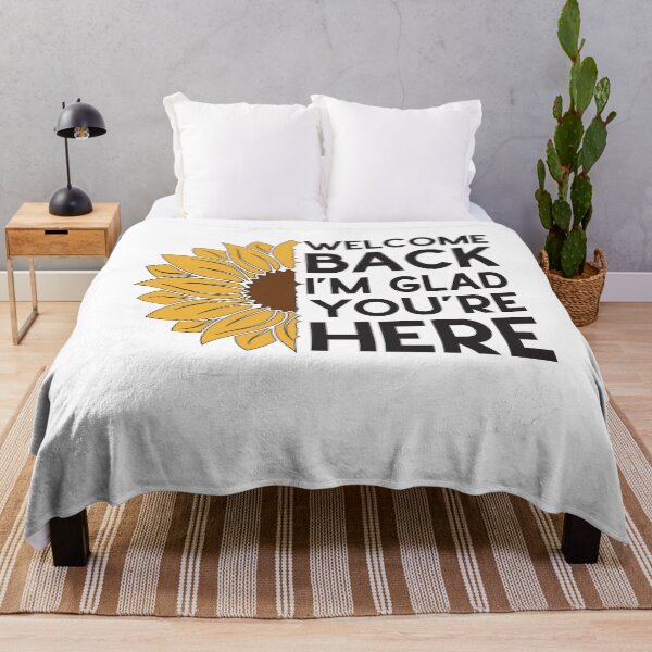 Item preview, Welcome Back I'm Glad You're Here Sunflower First Day Of School Teacher designed and sold by clothesy7.