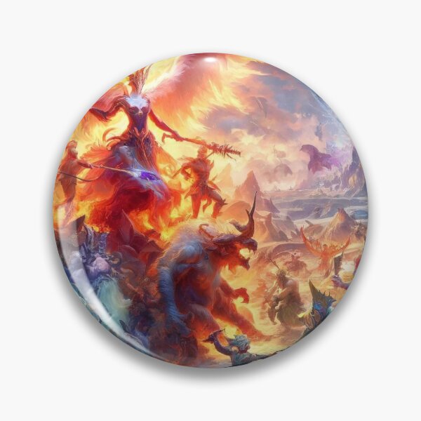 Item preview, Epic Fantasy Battle Scene Design designed and sold by kevintime8472.