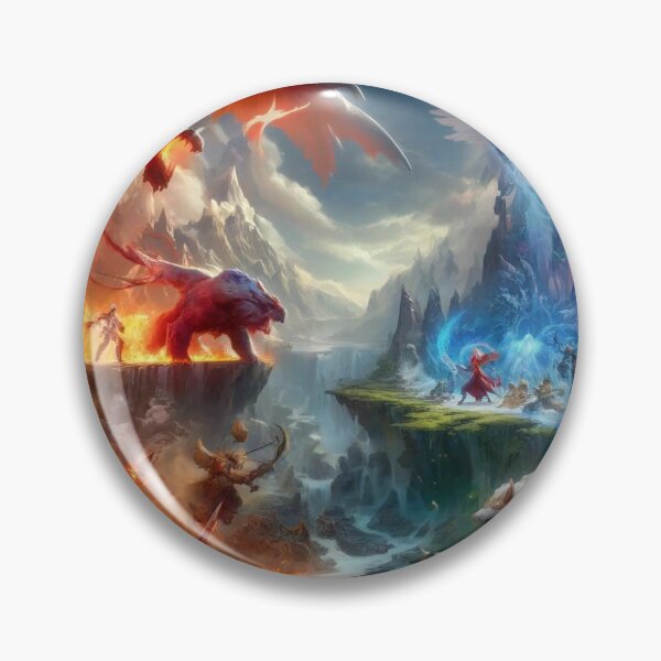 Item preview, Epic Fantasy Battle Scene Design designed and sold by kevintime8472.