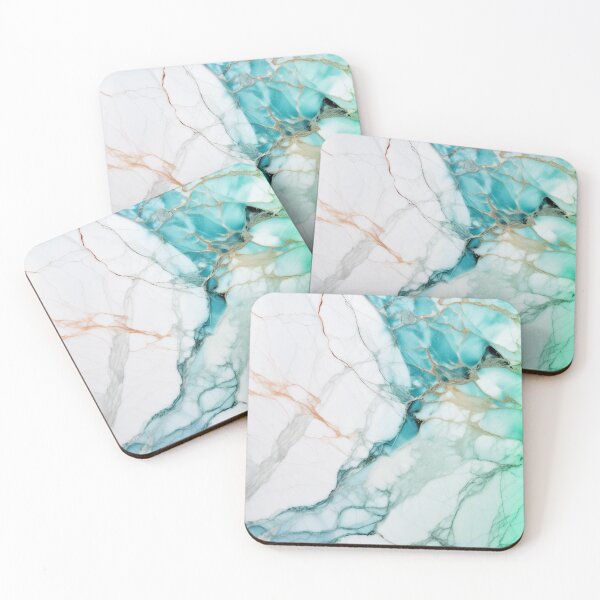 Item preview, marble light blue mint designed and sold by soartshop.