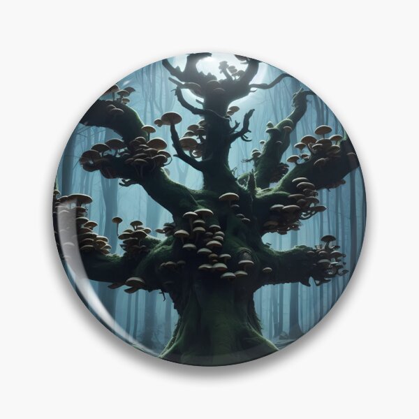 Item preview, Moonlit Enigma: The Mystical Forest Tree designed and sold by aminz4.