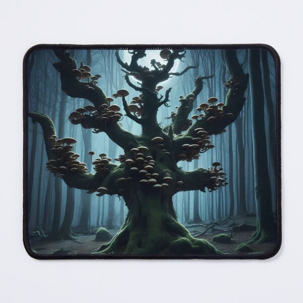 Item preview, Moonlit Enigma: The Mystical Forest Tree designed and sold by aminz4.