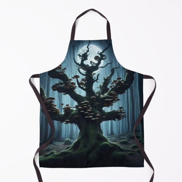 Item preview, Moonlit Enigma: The Mystical Forest Tree designed and sold by aminz4.