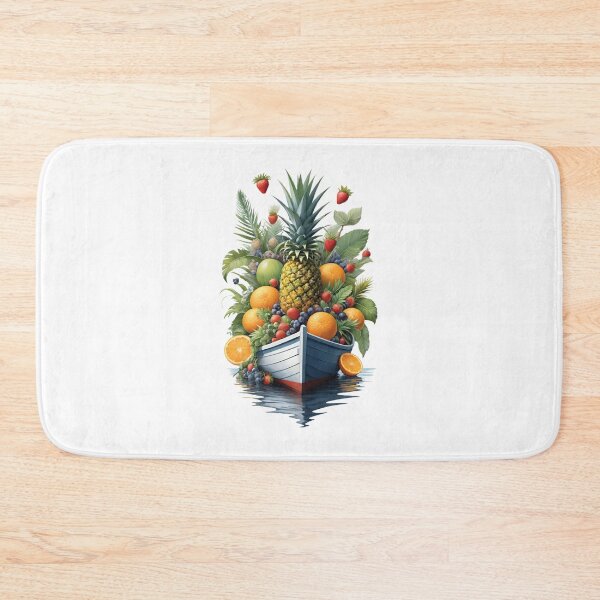 Item preview, Juicy fruits float on a boat designed and sold by MadinaFatt.