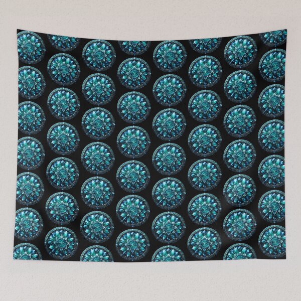 Item preview, Crystal Flower of Power in Blue designed and sold by DD Design.