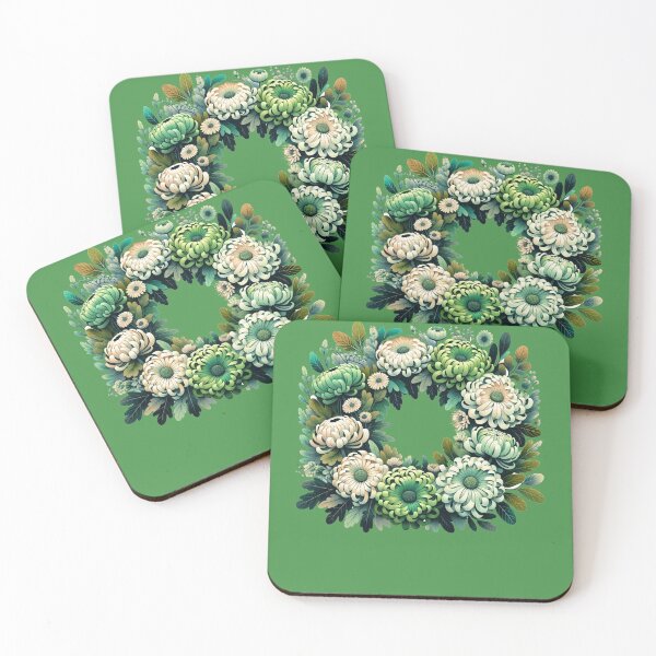 Item preview, Green Chrysanthemums  designed and sold by FrictionMaxxing.