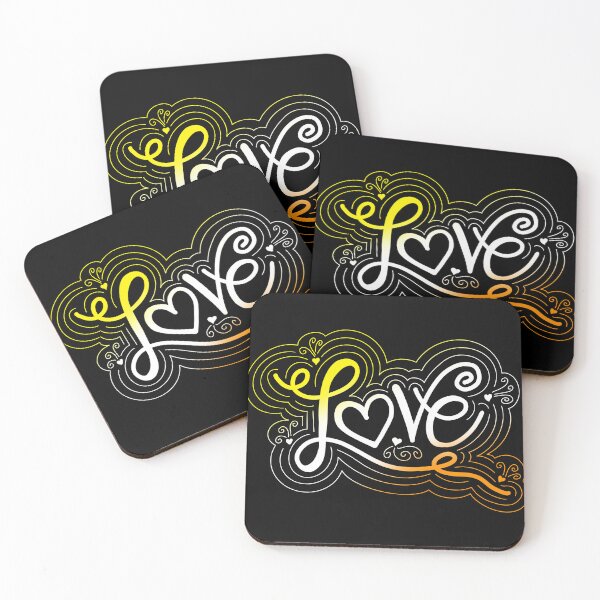 Item preview, Love Swirl Doodle Maverique Pride Flag Lettering designed and sold by JoyfulJen.