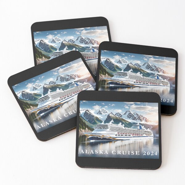 Item preview, Majestic Alaska Cruise with Mountain Backdrop designed and sold by StrasznyWilk.