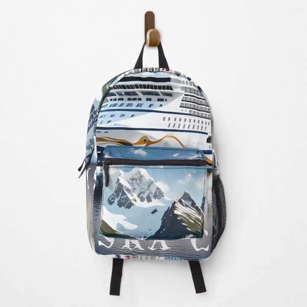 Item preview, Majestic Alaska Cruise with Mountain Backdrop designed and sold by DarkFatherDesigns.