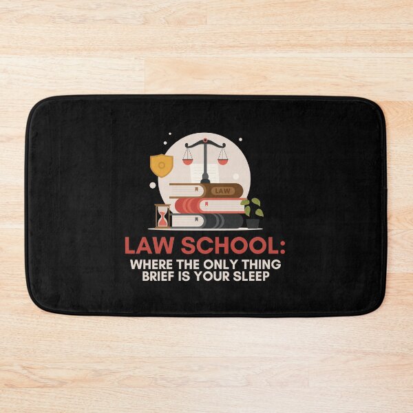 Item preview, Law school: where the only thing brief is your sleep, funny law school designed and sold by NoetherSym.